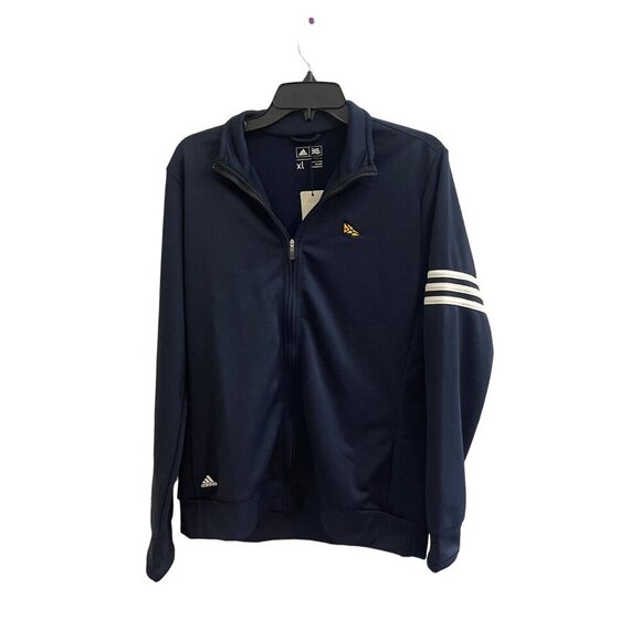 NWT Adidas XL Navy Men's Zip Up Jacket - Picture 1 of 4
